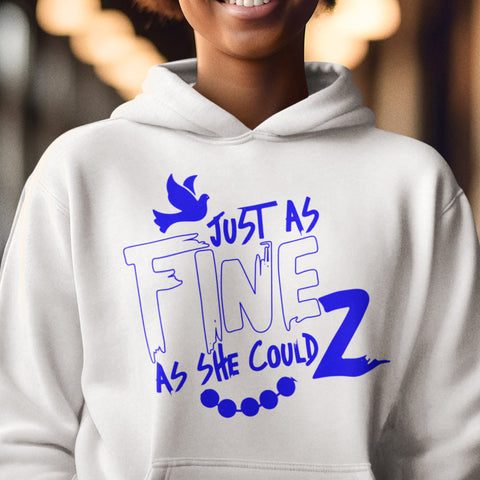 Fine As She Can Z (Hoodie) Zeta Phi Beta