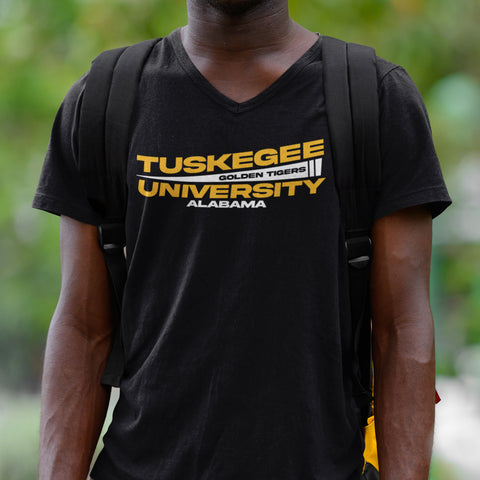 Tuskegee University - Flag Edition (Men's V-Neck)