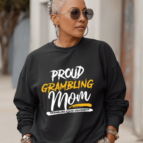 Proud Grambling State Mom (Unisex Sweatshirt)