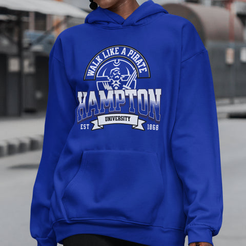 Hampton University "Walk Like a Pirate" Sweatsuit - (Hoodie + Sweatpants)