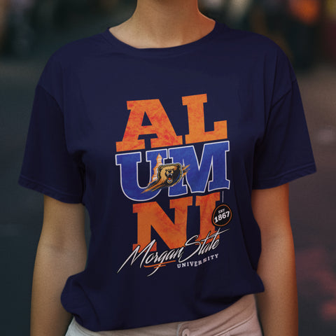Morgan State Signature Series - Vintage/Grunge Style (Women's Short Sleeve)