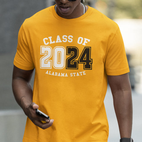 Alabama State University Class of YYYY (Men's Short Sleeve)