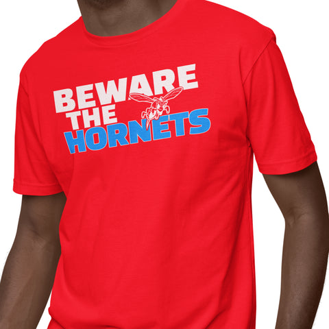 Beware The Hornets - Delaware State (Men's Short Sleeve)