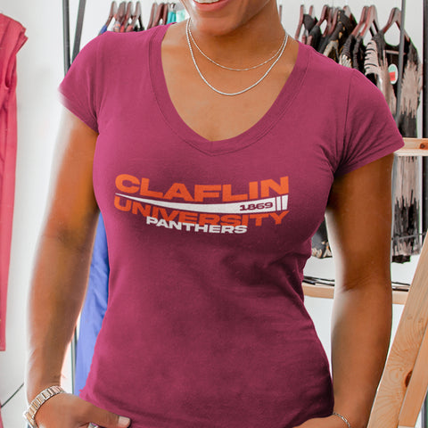 Claflin University - Flag Edition (Women's V-Neck)
