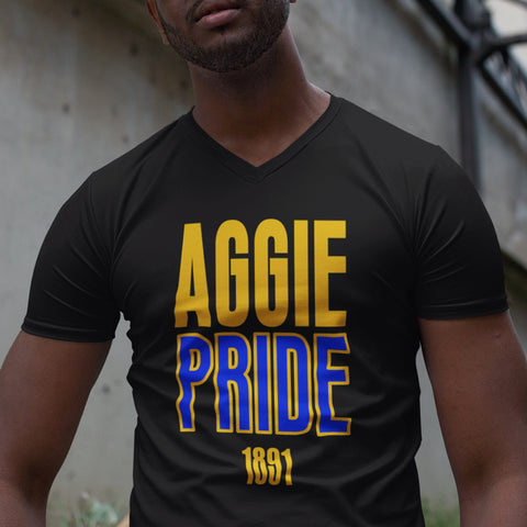 Aggie Pride - North Carolina A&T (Men's V-Neck)
