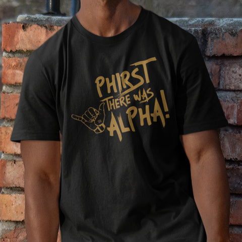 Phirst There Was Alpha - Alpha Phi Alpha (Sweatsuit)  Black - 1 Hoodie, Sweatpants)