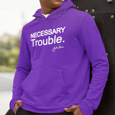 Necessary Trouble - Solid (Men's Hoodie)