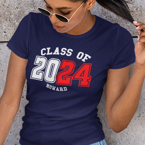 Howard University Class of YYYY (Women's Short Sleeve)