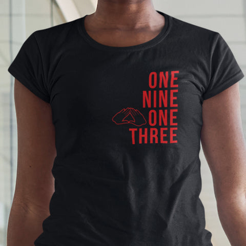 One Nine One Three (Women's Short Sleeve) Delta Sigma Theta