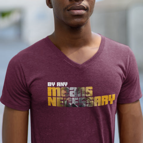 By Any Means Necessary (Men's V-Neck)