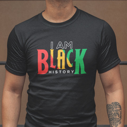 I Am Black History - Pan-African Edition (Men's Short Sleeve)