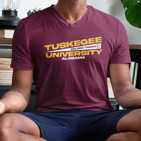 Tuskegee University - Flag Edition (Men's V-Neck)