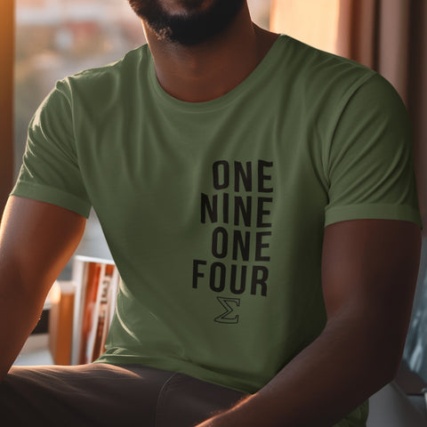 One Nine One Four - Phi Beta Sigma 1914 (Men's Short Sleeve)