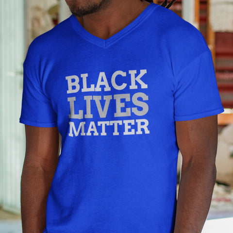 Black Lives Matter (Men's V-Neck)