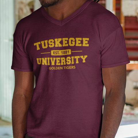 Tuskegee University Tigers (Men's V-Neck)