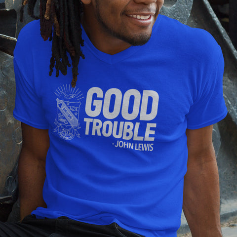 Good Trouble - Phi Beta Sigma (Men's V-Neck)