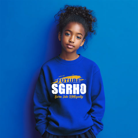 Future SGRho NextGen (Royal Blue Youth Sweatshirt/Hoodie) - Sigma Gamma Rho