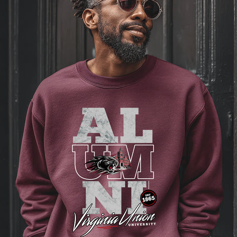 Virginia Union University Alumni Signature Series Sweatsuit (Sweatshirt + Sweatpants)
