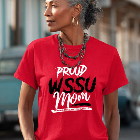 Proud WSSU Mom (Women's Short Sleeve) Winston-Salem State
