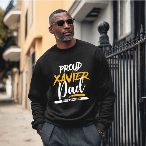 Proud Xavier University Dad (Unisex Sweatshirt)