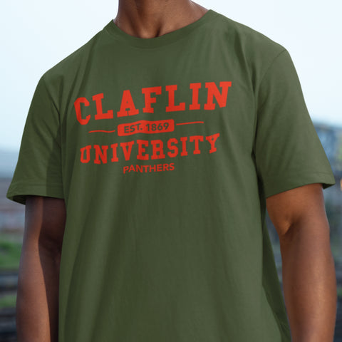Claflin University Fatigue Green (Men's Short Sleeve)