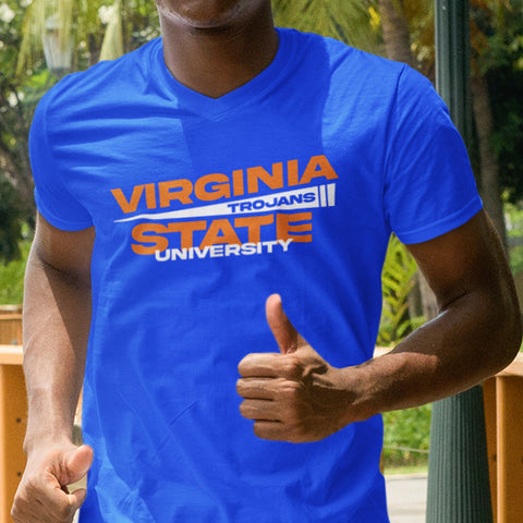 Virginia State University - Flag Edition (Men's V-Neck)