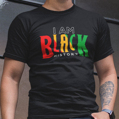 I Am Black History - Pan-African Edition (Men's Short Sleeve)