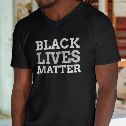 Black Lives Matter (Men's V-Neck)