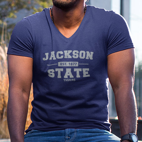 Jackson State University Tigers (Men's V-Neck)