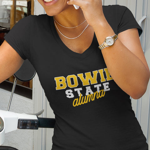 Bowie State University Alumna (Women's V-Neck)