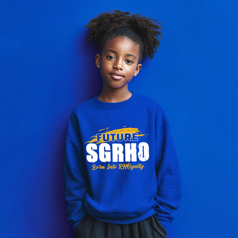 Future SGRho NextGen (Royal Blue Youth Sweatshirt/Hoodie) - Sigma Gamma Rho
