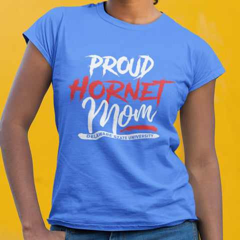 Proud Delaware State Hornet Mom NextGen (Women's Short Sleeve)