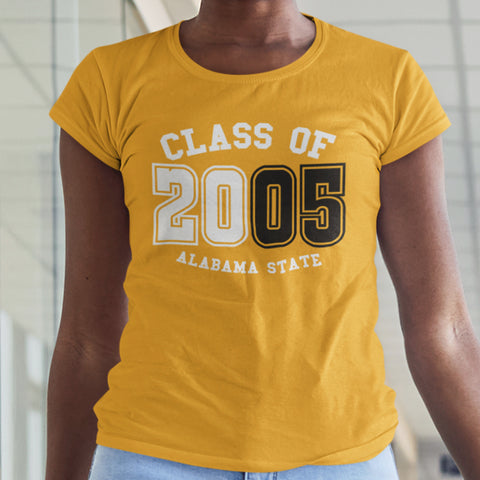 Alabama State University Class of YYYY (Women's Short Sleeve)