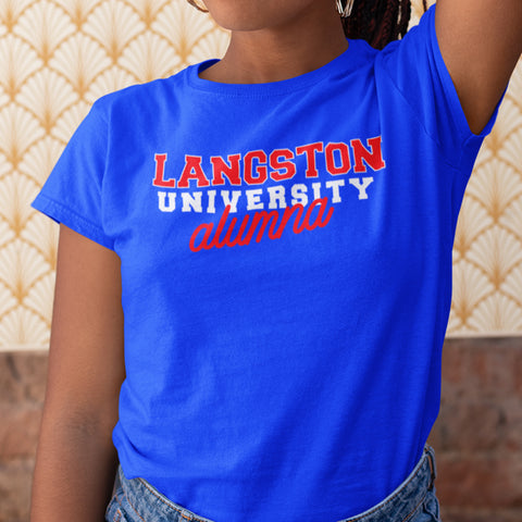 Langston Alumna - Langston University (Women's Short Sleeve)
