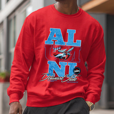 Delaware State Hornets Alumni Signature Series Sweatsuit (Sweatshirt + Sweatpants)