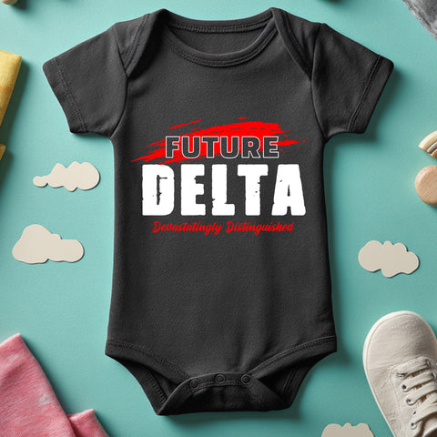 Future Delta NextGen (Black Onesie) - Delta Sigma Theta