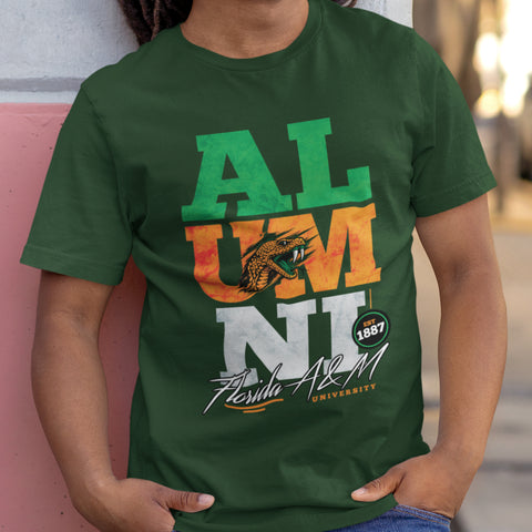 FAMU Alumni Signature Series - Vintage/Grunge Style (Men's Short Sleeve) Florida A&M University