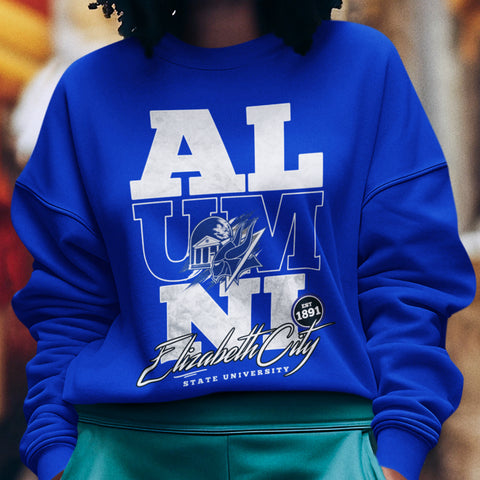 ECSU Alumni Signature Series (Unisex Sweatshirt) Elizabeth City State University