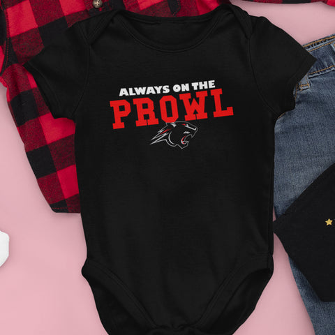 Always On The Prowl (Onesie) Clark Atlanta University Panthers