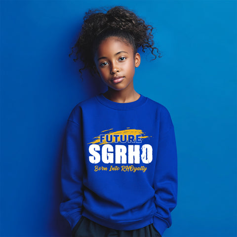 Future SGRho NextGen (Royal Blue Youth Sweatshirt/Hoodie) - Sigma Gamma Rho