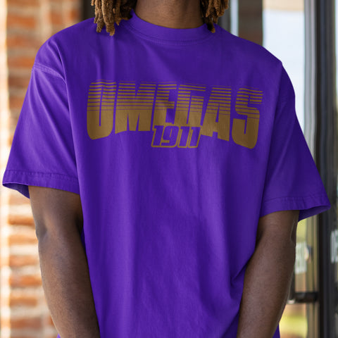 Omega Psi Phi - Omegas Greek Retro Edition (Men Short Sleeve)