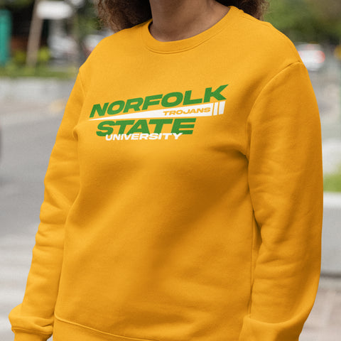 Norfolk State University Flag  Edition (Women's Sweatshirt)