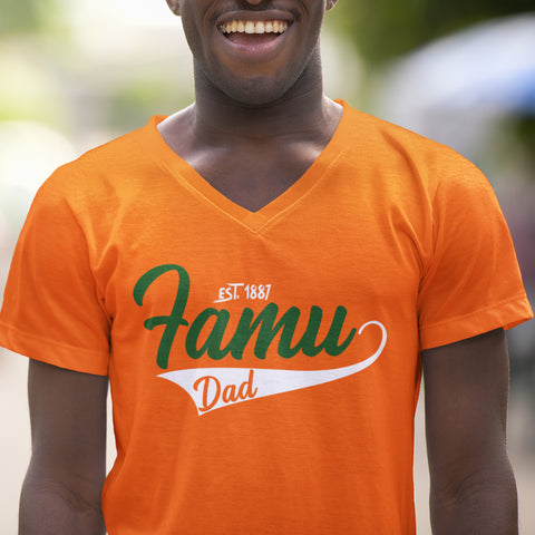 FAMU Dad 1887 - FAMU Rattlers (Men's V-Neck)