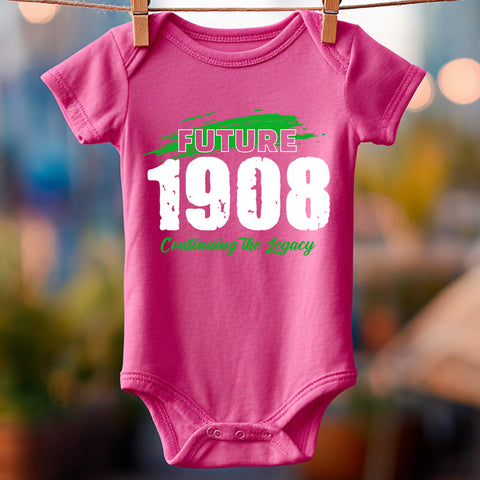 Alpha Kappa Alpha 2-Pack v.3 (Onesie) - AKA Infant Bodysuit