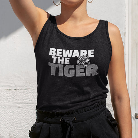 Beware The Tiger - Jackson State University (Women's Tank)