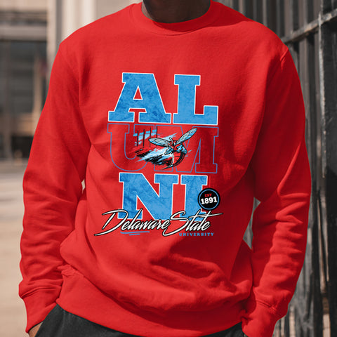 Delaware State Hornets Alumni Signature Series Sweatsuit (Sweatshirt + Sweatpants)