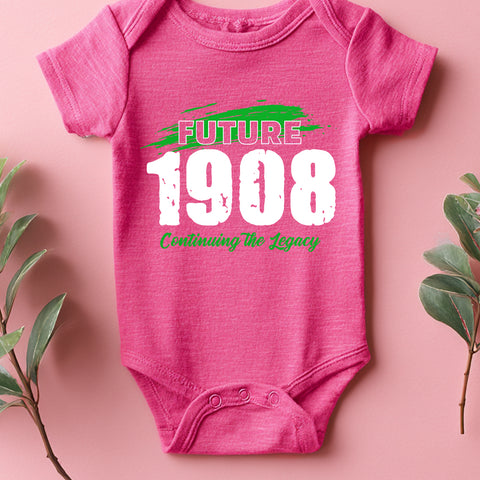 Alpha Kappa Alpha 2-Pack v.3 (Onesie) - AKA Infant Bodysuit