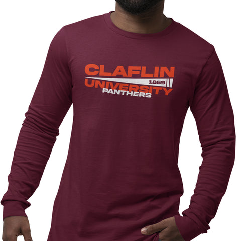 Claflin University Panthers - Flag Edition  (Men's Long Sleeve)