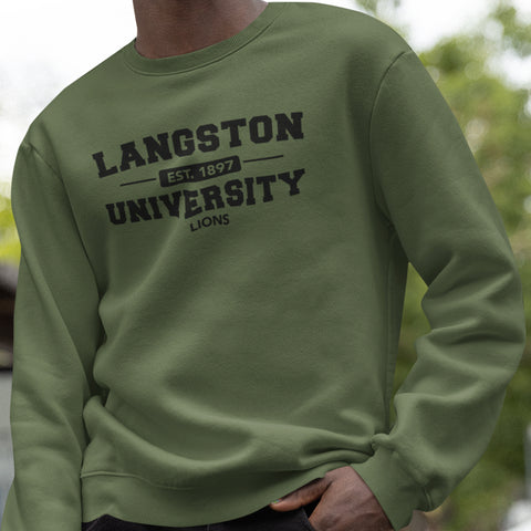 Langston University Fatigue Green (Unisex Sweatshirt)