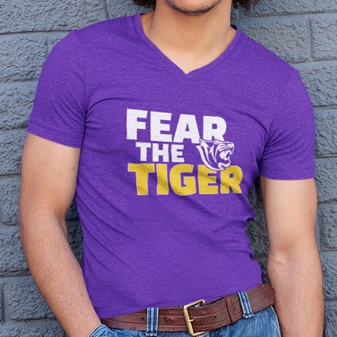 Fear The Tiger - Benedict College (Men's V-Neck)